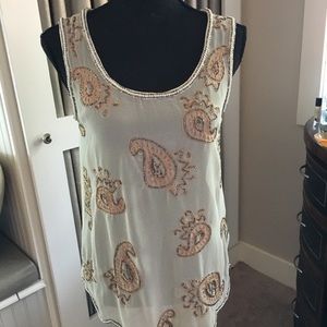 NWT Romeo & Juliet Embellished Tank